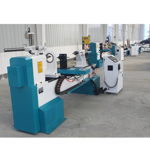 Máquina automática de torno de madera CNC con estructura de cama plana horizontal de cuchillo doble de un solo eje Torneado de servicio pesado - Product Image 3