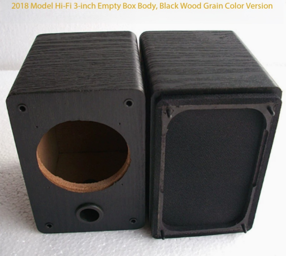 Black Wood Speaker Box 1PCS