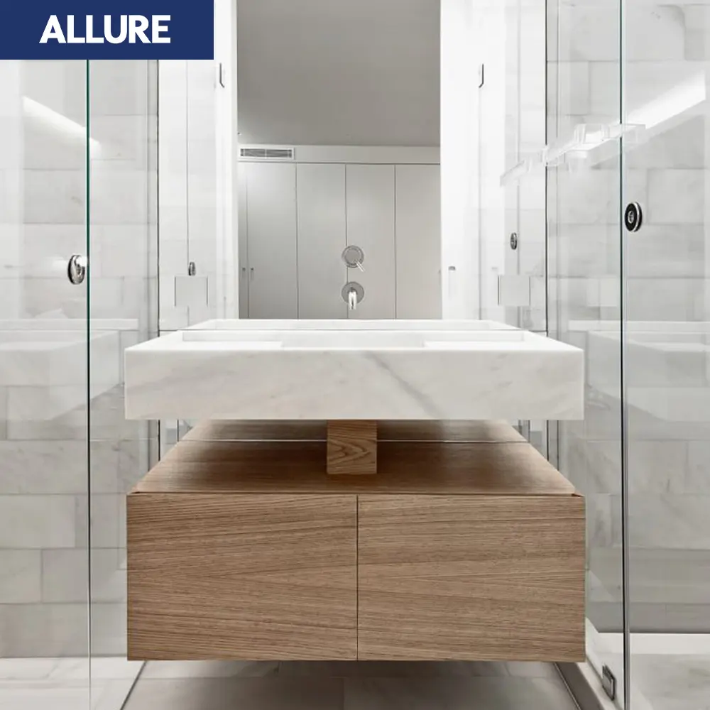Allure Haushalt komplett individuell Standard modern einfaches Design rustikales Hotel-Badezimmer Waschtisch Waschbecken Waschtisch Boden