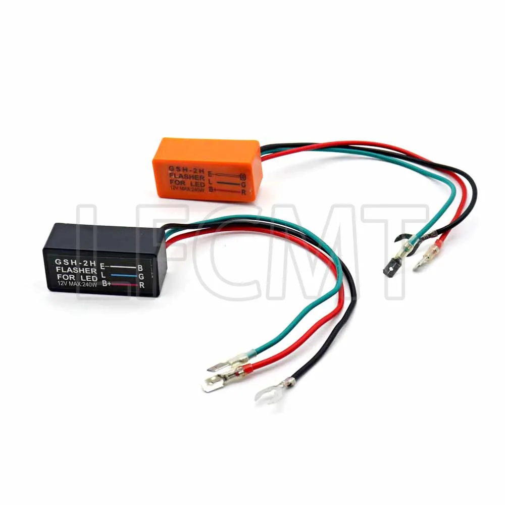 Universal Motorcycle Turn Signal LED Light Flasher Blinker Relay 3 Pin 12V fit For Honda Kawasaki Waterproof Halogen Indicator