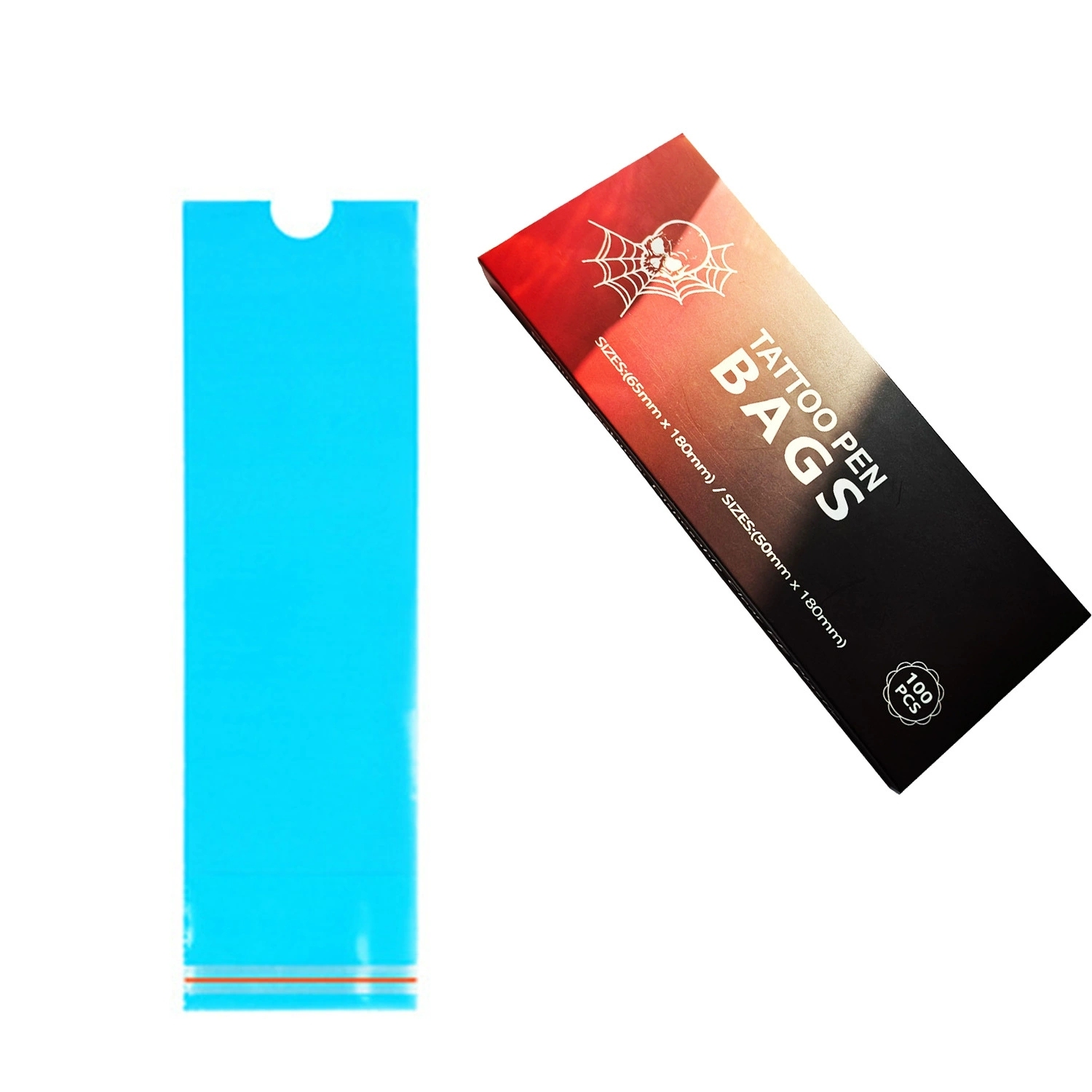 BLEU 6,5*18 cm 100 pièces