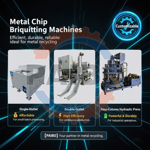 Tốc độ sản xuất gấp đôi với máy ép khối nhôm hai đầu ra để tạo viên kim loại nhanh hơn - Product Image 6