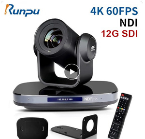 Runpu VX752A 60FPS 4K AI自動追跡PTZNDIカメラ、20倍光学ズーム同時HD MI USB3.0 3G-SDI - Product Image 2