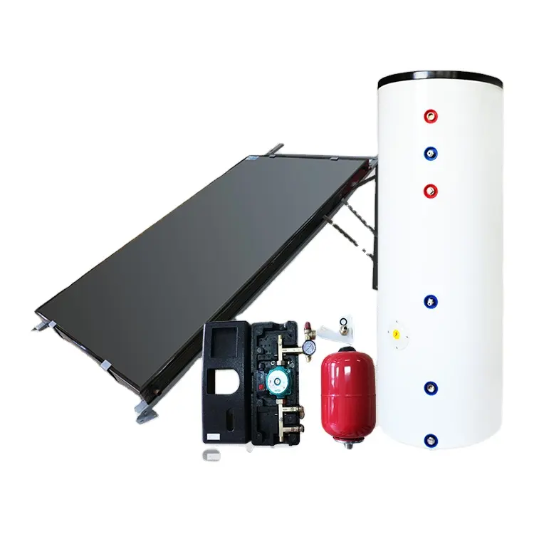 Split Solar Water heater 200-300L water tank flat collectors solar hot air heater
