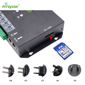 H807SA DMX512 LED-Controller 8-Kanal Artnet Proto cal DMX zu SPI RGB IC PIXEL programmier barer LED-Controller mit SD-Karte