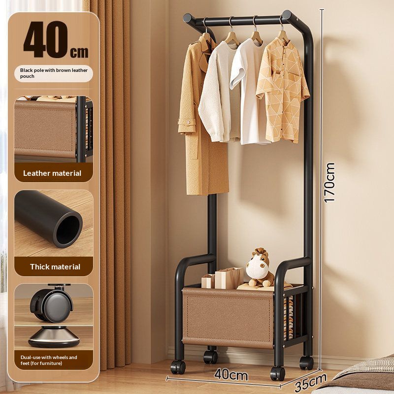 coat rack-40cm-black-brown