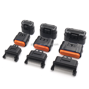 JAE Series 12P 18P 26P 34P Male And Female ECU PCB Pin Header Motorcycle Connector For Engine Controller ECM <strong>CDI</strong> Ignition Box