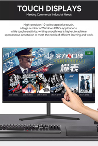 Monitor LED recto para juegos de ordenador de 23,8 pulgadas, Panel IPS, resolución HD de 1080P, entrada VGA, estilo delgado para oficina y negocios - Product Image 4