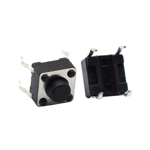 One-Stop-Kauf mehrere Modelle TS665CJ 6*6mm 4-poliger taktiler Tast knopf schalter Taktsc halter smd - Product Image 4