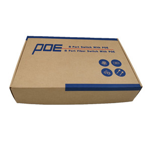 Inyector POE pasivo negro de 8 puertos 10/100 Mbps Power Ethernet Transceptores de fibra óptica para cámara IP VOIP WiFi AP PoE Patch Panel - Product Image 6