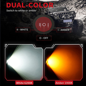 Çok renkli cree Led kaya lamba kiti Crees cipler için Atv Suv Offroad araba tekne Led Underglow Trail Rig işıkları beyaz sarı - Product Image 3