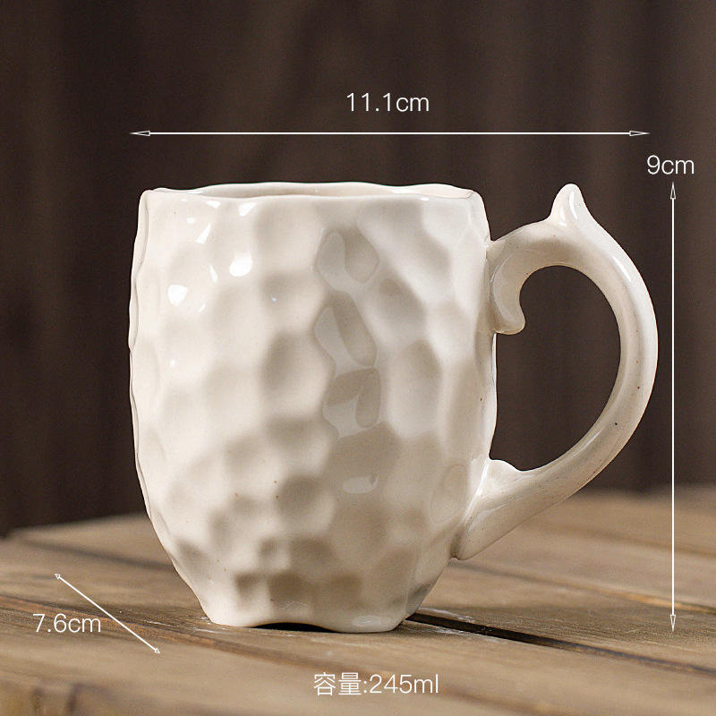 Poignée martelée (blanc)