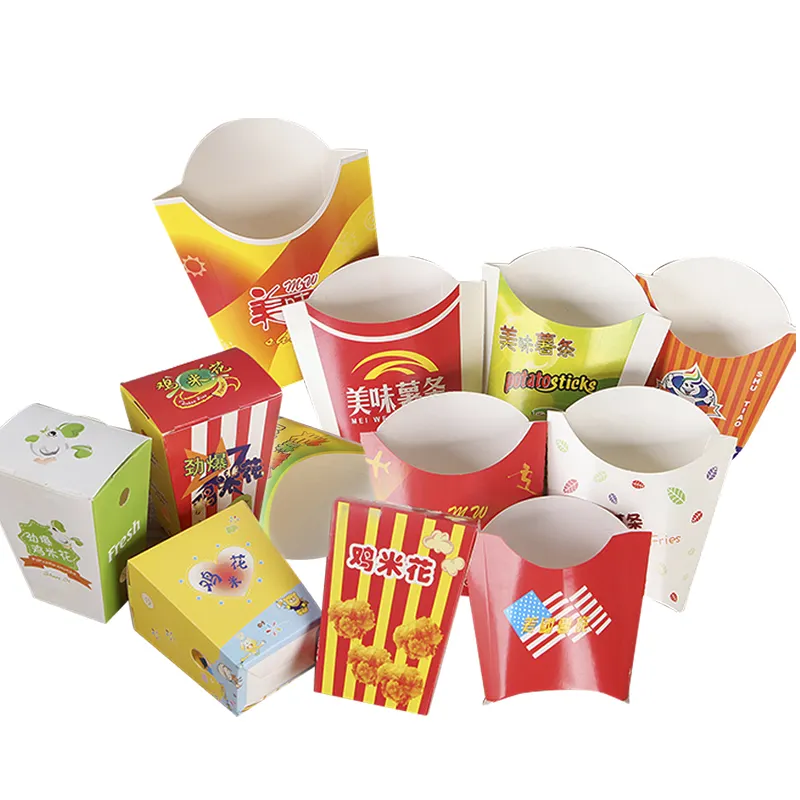 Customized wholesale food takeaway convenience health French fries fried chicken box