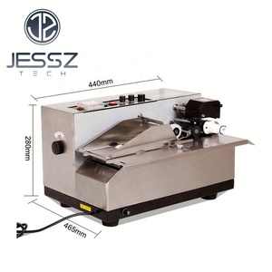 MY380F 2-Zeilen-Batch-Codiermaschine Big Letters Batch-Codier maschinen Tragbare Batch-Datums-Farbband-Codier maschine