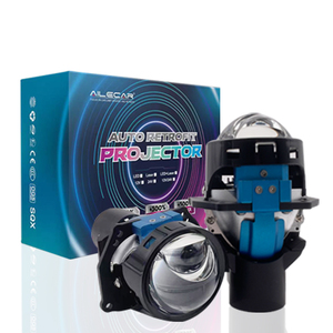 卸売破壊的な65W H4 STR Bi Ledレーザープロジェクターレンズ3.0インチLEDヘッドライト12VLEDプロジェクターレンズ車用ユニバーサル - Product Image 1