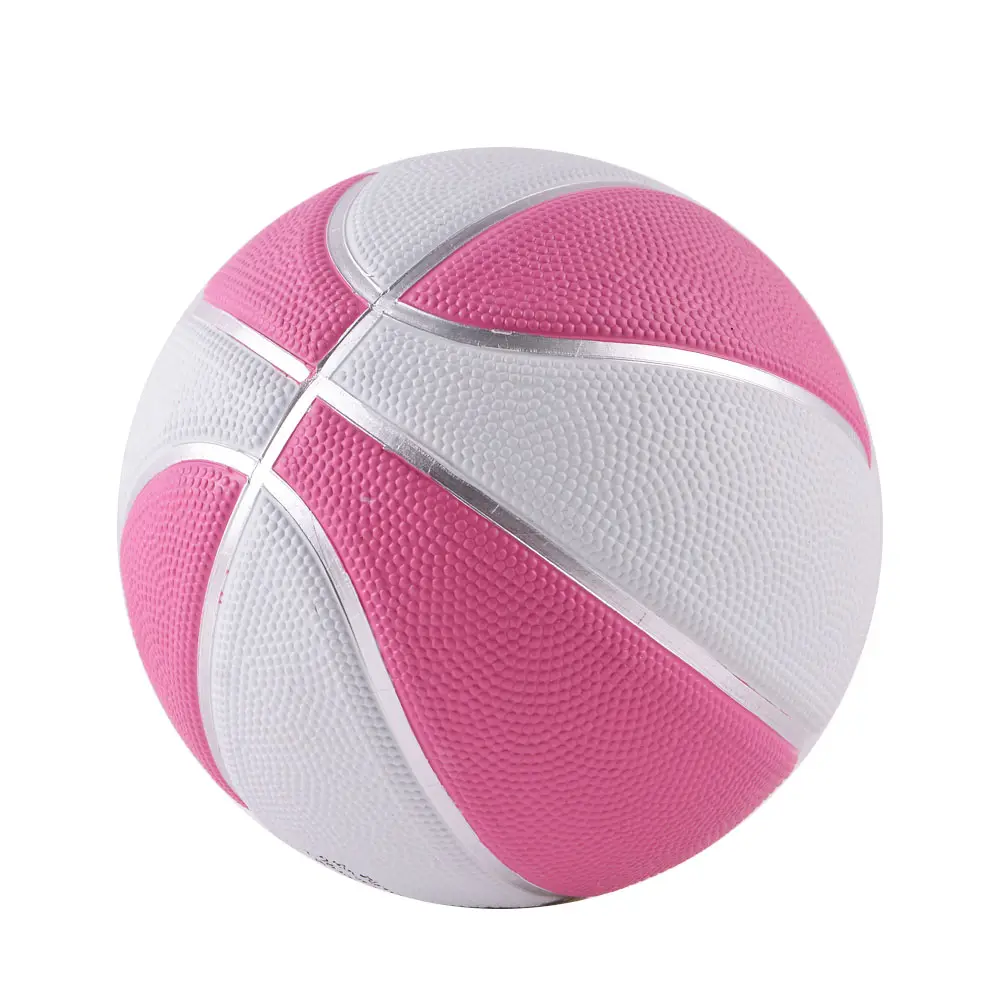 Pelota de baloncesto de goma imprimiendo su diseño pelotas de baloncesto de goma coloridas tamaño 3 pelota de baloncesto con logotipo personalizado a granel pelota de goma
