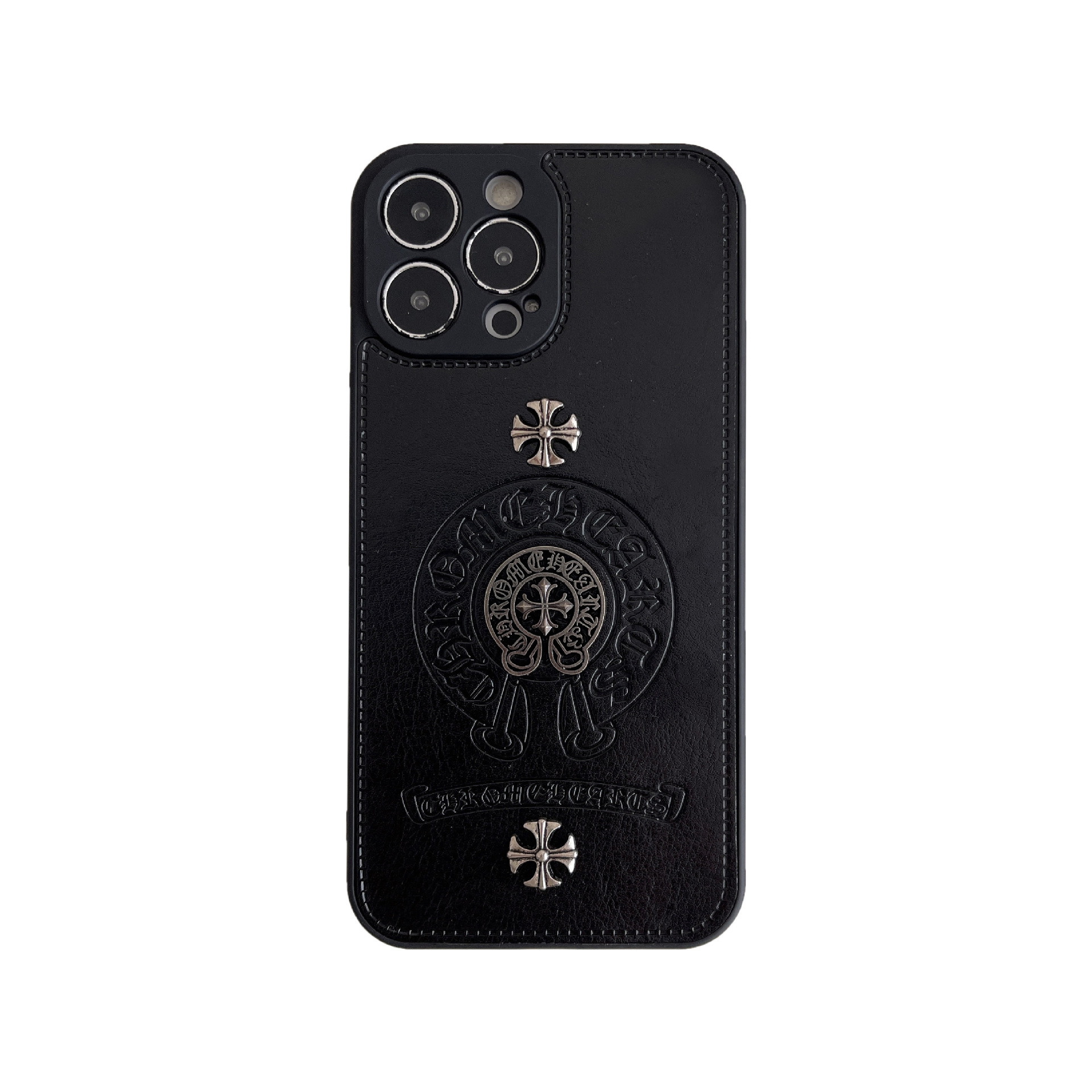Fleur de sabot de cheval noir + Marque de croix