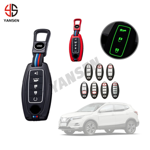 Çinko alaşım 5 düğme anahtar Fob kapak Nissan Rogue x-trail T31 T32 Qashqai Juke J10 J11 anahtar kabuk - Product Image 1