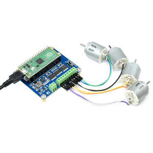 DC-Motor treiber modul für Raspberry Pi Pico Antrieb von bis zu 4x Gleichstrom motoren an Bord eines 5-V-Reglers Geeignet für 2WD-oder 4WD-Fahren