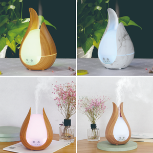 200ml Wood Grain Aromatherapy <strong>Humidifier</strong> Wireless Remote Control Cool Mist Electric Aroma <strong>Diffuser</strong> <strong>With</strong> <strong>Timer</strong> - Product Image 5