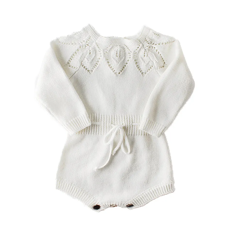 Direct Factory-suéter de punto de ganchillo de algodón para niños, ropa para recién nacidos