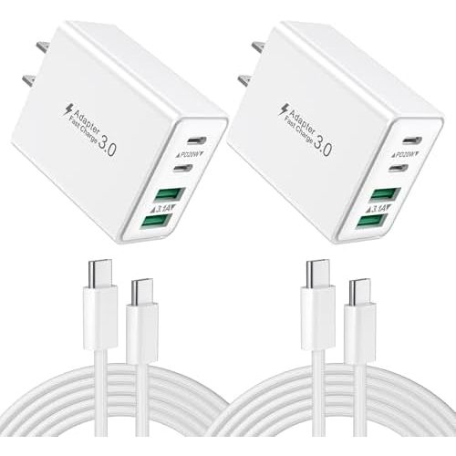 2-Pack Plug /6FT C-C White