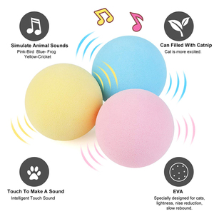 Eléctrico gato de juguete interactivo Smart pelota gato bola Catnip juguete de sonido perro pelota con sonido - Product Image 4