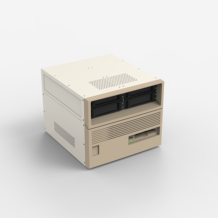 white empty case - hardware not included