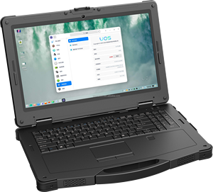 GENZO 15.6 pollici 700nit 8 GB/16GB RAM completamente robusto Computer portatile con impronte digitali e Computer portatili industriali RS232 DB95 - Product Image 1