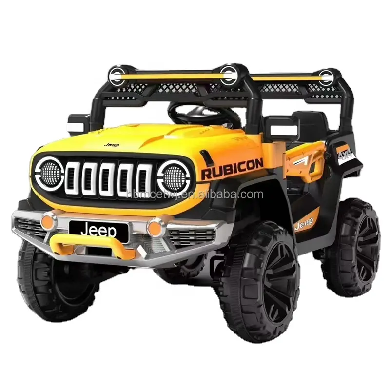Vente en gros Voiture jouet électrique pour enfants 4 roues motrices Énorme voiture Jeep pour enfant de 6 ans