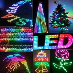 RGB LEDピグテール抵抗弾丸ピクセルライトピクセルクリスマスモジュールストリングライト屋外装飾照明に適しています - Product Image 1