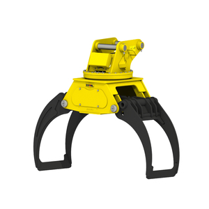 XUVOL Forestry Equipment <strong>Timber</strong> Clamp Wood Grab with 360&deg; Continuous Full Rotation Large Hydraulic Log Grapple Bunching Grapple - Product Image 1