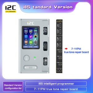 Programador inteligente i2C i6S para <span class=keywords><strong>iPhone</strong></span> 6-15 ProMax Face ID pantalla de batería Color Original Función de tono verdadero Reparación de matriz de puntos