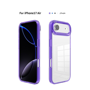 Premium temizle Anti sarı cep telefonu kılıfı IPhone 17 için hava 16 Pro Max 15 14 13 artı 16E Transparens darbeye kılıfları kabuk - Product Image 4