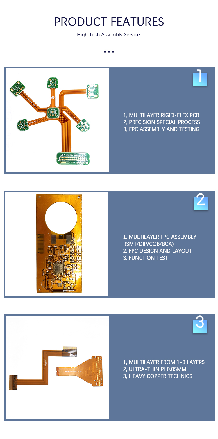 FPC OEM flex pcb circuits board assembly flexible printed circui fpc design and software development