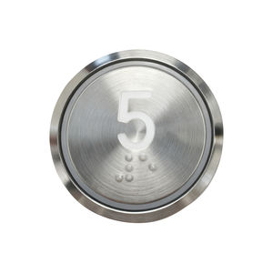 Nuovo arrivo ELEVORO in stile moderno parti rotonde in acciaio inossidabile Braille Touch COP pulsante ascensore ospedale - Product Image 1