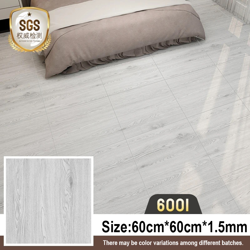 Pvc auto-adhesivo suelo-10, grano de madera, Tamaño 60*60cm