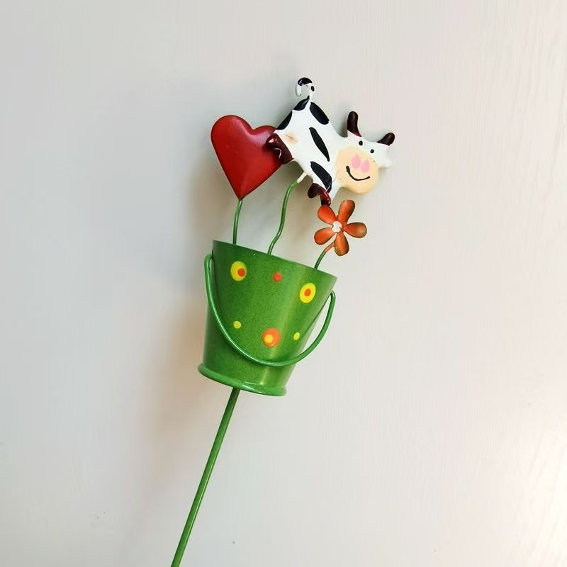 Petit seau vache coloré