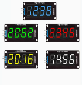 0,56 ''Zoll TM1637 4-Bit-Digital-LED 7-Segment-Uhrenrohranzeige für Arduino