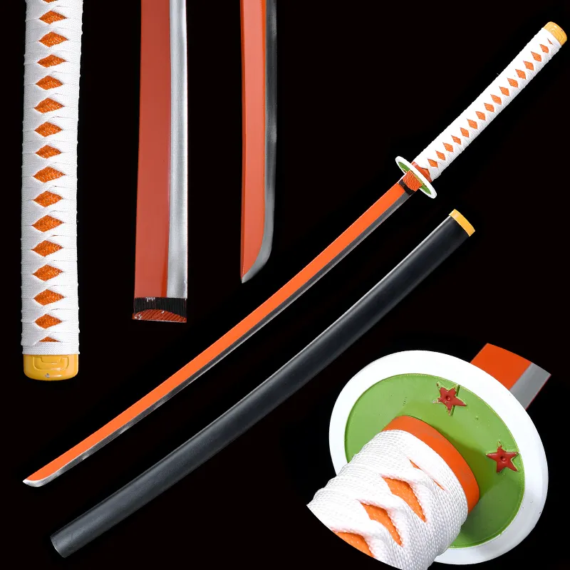 Espada Katana popular anime mata-demônios Tsuyuri Kanawo espada de madeira para cosplay