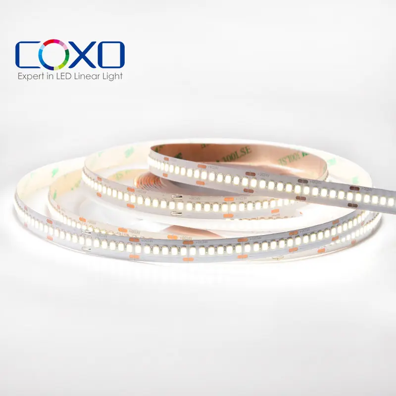 COXO 2835 led strip light ce rohs 5 anni di garanzia 3000k 4000k 6000k 24v 12v led strip light