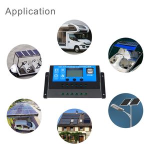 Goland Century <strong>Solar</strong> Geyser Charge <strong>Controller</strong> 30A 12V 24V AUTO Work With Dual USB Port <strong>LCD</strong> <strong>Display</strong> for Sun Tracking <strong>Solar</strong> System - Product Image 5