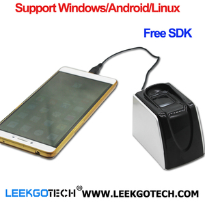 テレコムGSM ID登録用の無料SDKを備えたLEEKGOTECHUSB指紋リーダー生体認証サムスキャナーデバイス - Product Image 2