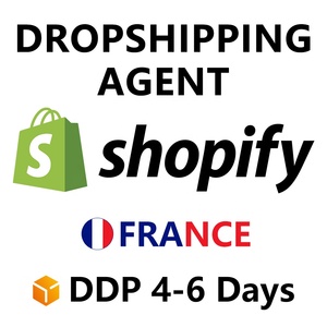 Shopify Dropshipingフランス代理店注文フルフィルメントサービスDe Marque Blancheカスタム製品調達