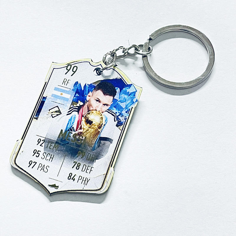 Llavero fútbol de un solo cara-Messi Argentina 9