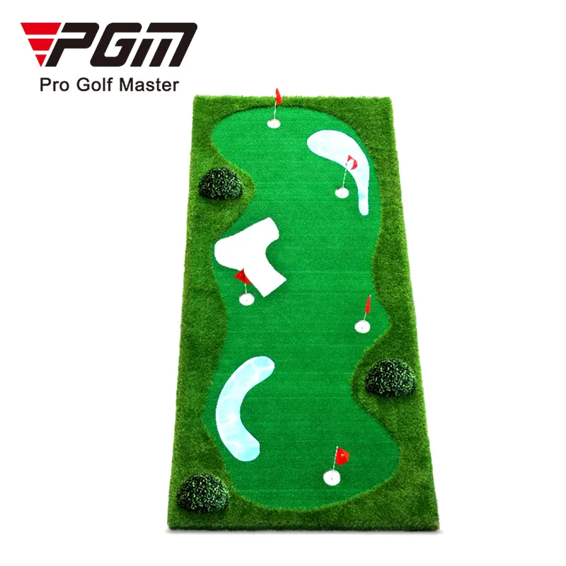 Pgm novo design personalizado mini campo de golfe interior verde