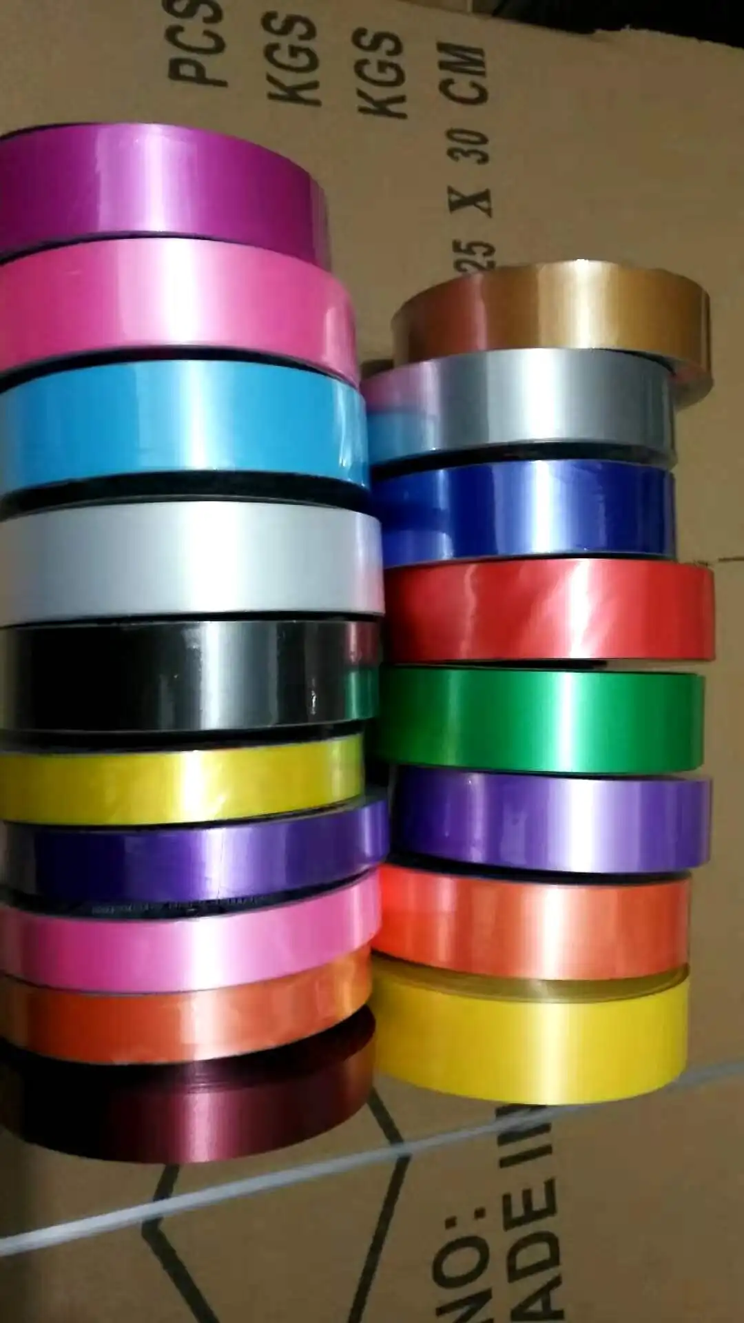 Wholesale 4.8cmx100y polypropylene PP ribbon curled tape