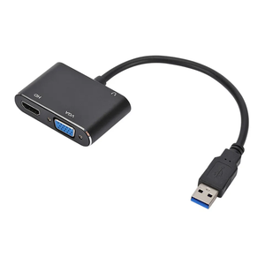 热卖USB3.0多端口双输出显示器2合1 USB 3.0至HDTV和VGA视频AV和3.5毫米音频转换器适配器 - Product Image 6