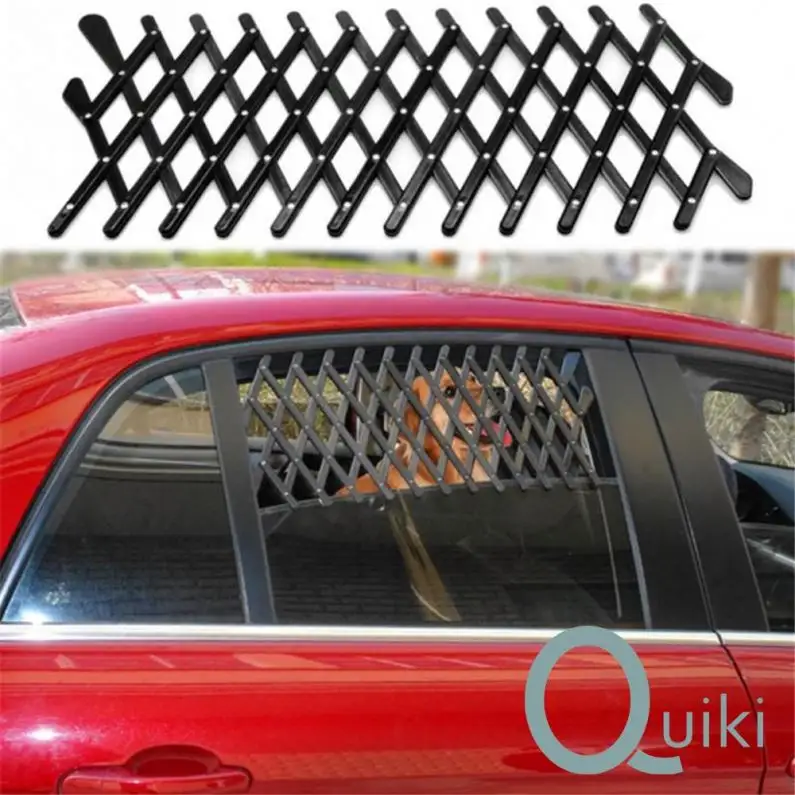 गार्ड मेष सुरक्षा जाली दूरबीन बाड़ पालतू कुत्ते यात्रा कार की खिड़की ग्रिल वेंट वेंटीलेटर