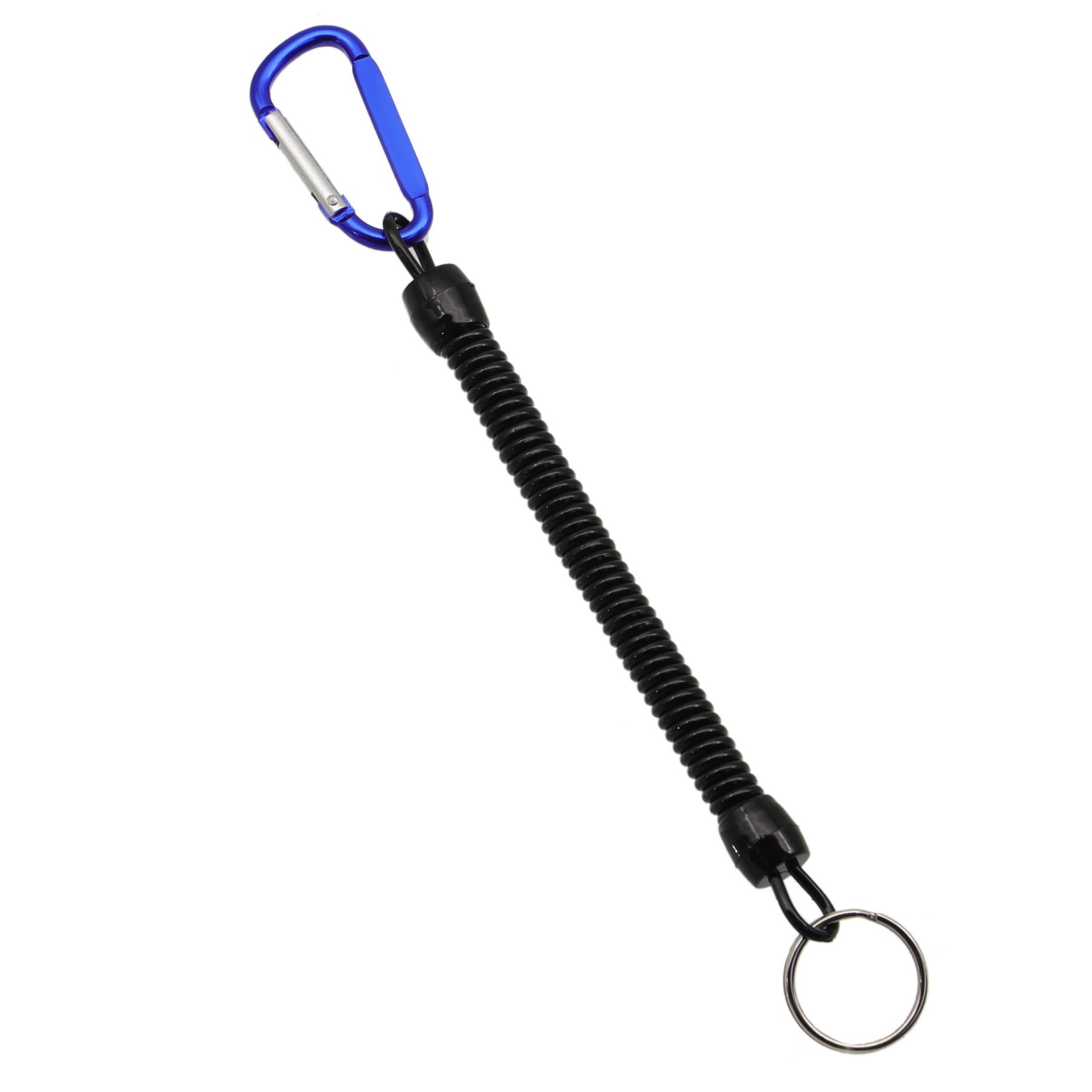 Blue buckle black rope iron ring